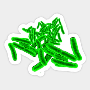 Green Bacteria Sticker